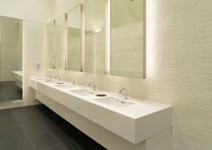 restroom in restaurant